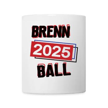 Brennball Spielerin Team Turnier Mannschaft 2025 - Tasse - Weiß - Vorne