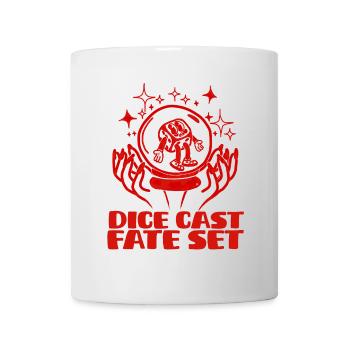 The die is cast, fate is sealed - Mug - white - Front