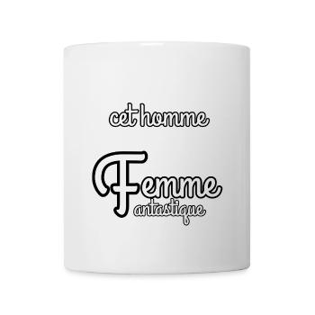 Femme fantastique prise - Mug blanc - blanc - Devant