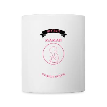 Secret Maman Grande Sœur - Mug blanc - blanc - Devant