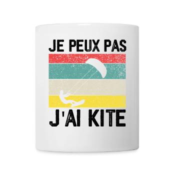 I Can't I Kite Gift Humor - Mug - white - Front