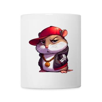 hamster hiphop - Mug blanc - blanc - Devant