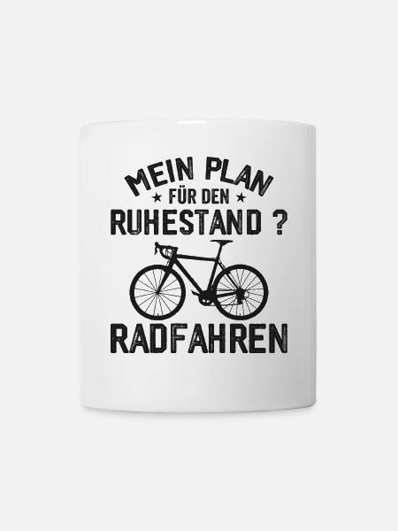 Retraite Vélo Cycliste Cadeau pour la retraite - Mug blanc - blanc