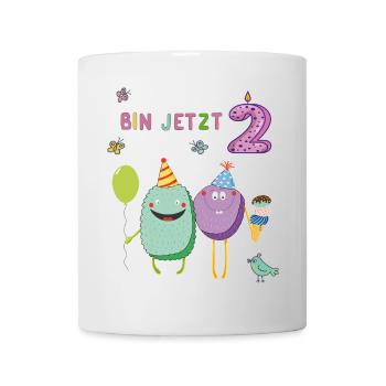 Fille d’anniversaire - Mug blanc - blanc - Devant