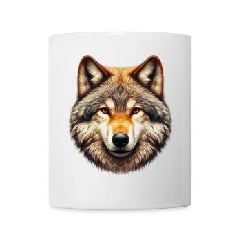 Wolf - Tasse - Weiß - Vorne