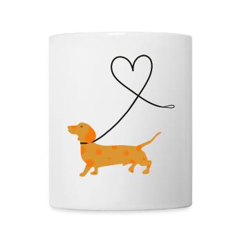 Dackel - Tasse - Weiß - Vorne