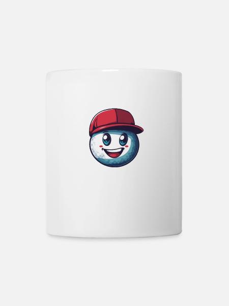 Cap Rouge Golfball-Maskottchen - Tasse - Weiß