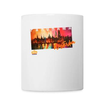 Panorama Amsterdam Palette - Mug blanc - blanc - Devant