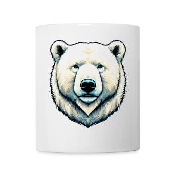 White polar bear - Mug - white - Front