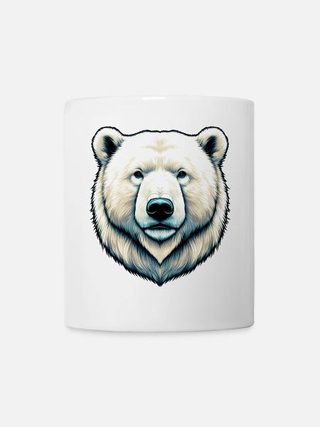 Weißer Eisbär - Tasse - Weiß