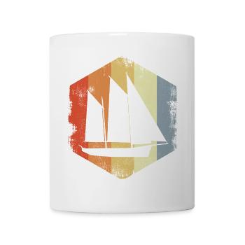 Segelschiff - Tasse - Weiß - Vorne