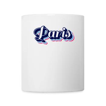 Résumé du scénario néon de Paris - Mug blanc - blanc - Devant