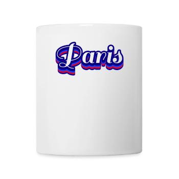 Paris City of Love Retro Logo - Mug - white - Front
