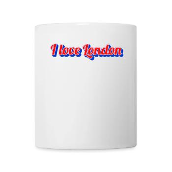 I Love London Script - Tasse - Weiß - Vorne
