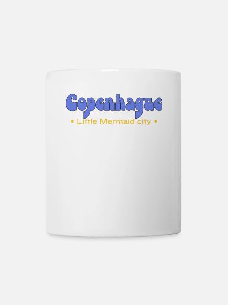 Copenhagen Mermaid City - Mug - white