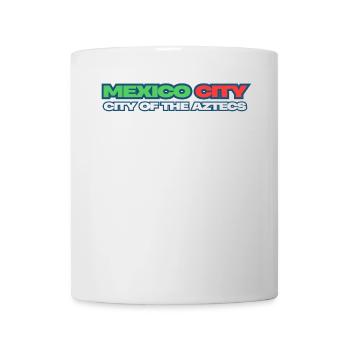 Aztec City Neon Mexiko-Stadt Retro - Tasse - Weiß - Vorne