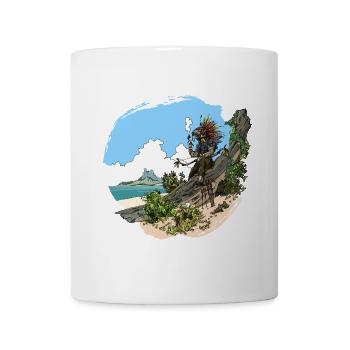 Stammes-Küstenfelsenfischer - Tasse - Weiß - Vorne