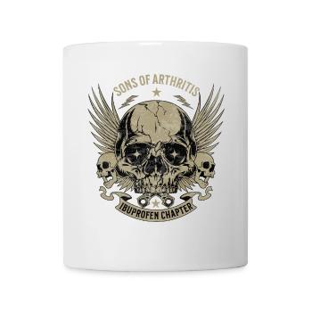 Sons of Arthritis Ibuprofen Chapter Biker - Tasse - Weiß - Vorne