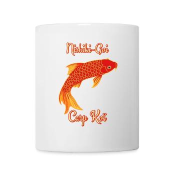 Carpe koi Nishiki-Goi - Mug blanc - blanc - Devant