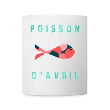 FISH. SARDINE. APRIL FOOL. SEA. OCEAN - Mug - white - Front
