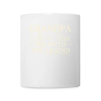 Légende du mythe de grand-père l’homme - Mug blanc - blanc - Devant