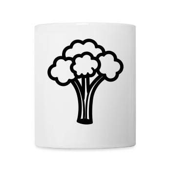 Brokkoli - Tasse - Weiß - Vorne