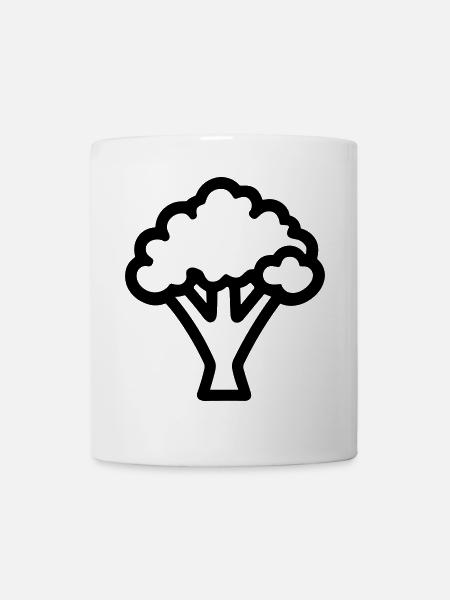 Brokkoli - Tasse - Weiß