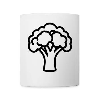 Brokkoli - Tasse - Weiß - Vorne