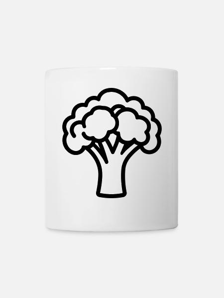 Brokkoli - Tasse - Weiß