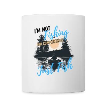 Just Fish, No Compliments - Mug - white - Front