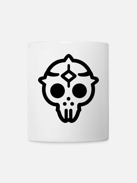 Schädel - Tasse - Weiß