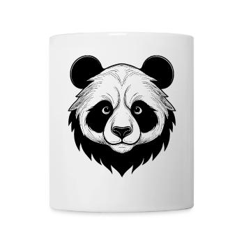 Panda Face Illustration - Mug - white - Front