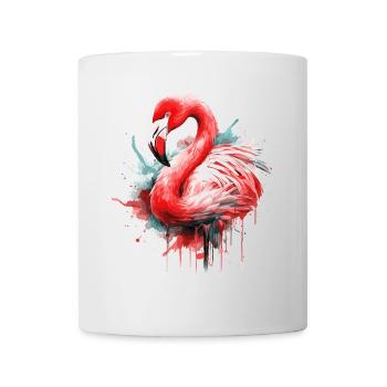 Flamingo Bird Exotic Summer Splash Pink Pink - Mug - white - Front