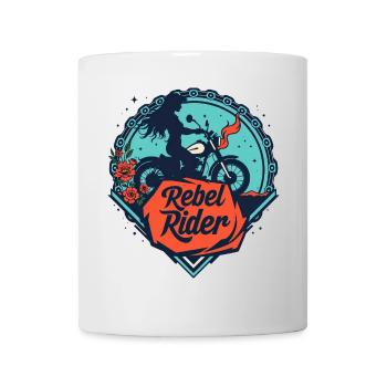 Rebell Rider - Tasse - Weiß - Vorne