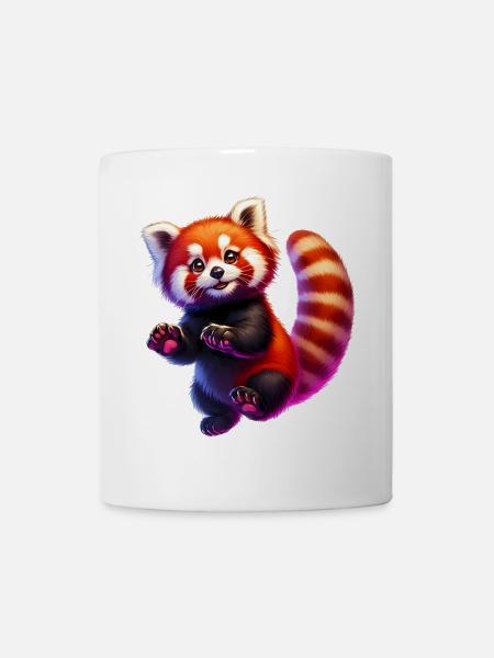 Kleiner Panda - Tasse - Weiß