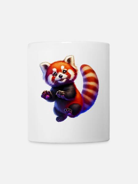 Kleiner Panda - Tasse - Weiß
