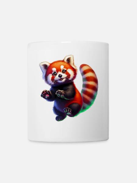 Kleiner Panda - Tasse - Weiß