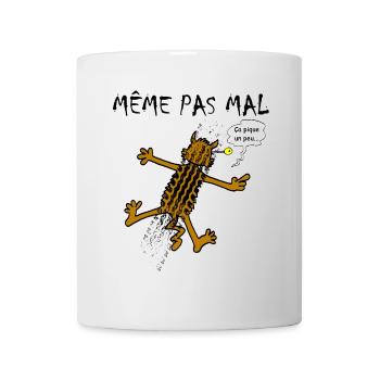 Le chat et ses neuf vies - Mug blanc - blanc - Devant