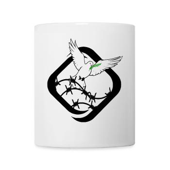 Tauben - Tasse - Weiß - Vorne