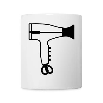 Hair dryer - Mug - white - Front