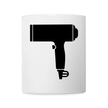Hair dryer - Mug - white - Front