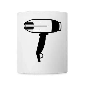 Hair dryer - Mug - white - Front
