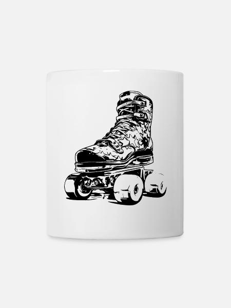 Roller Skates - Tasse - Weiß