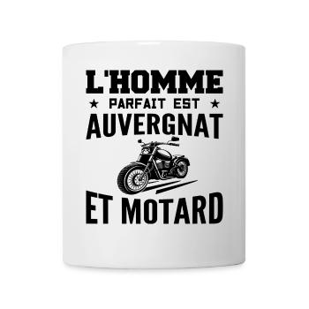 Der perfekte Mann ist ein Biker in der Auvergne - Tasse - Weiß - Vorne