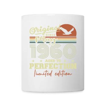 May 1960 | Cadeau Anniversaire Mai 1960 mai 1960 - Mug blanc - blanc - Devant