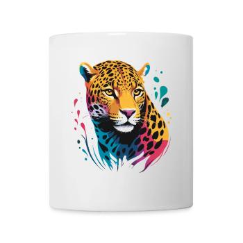 Jaguar Head RENDERED - Mug - white - Front