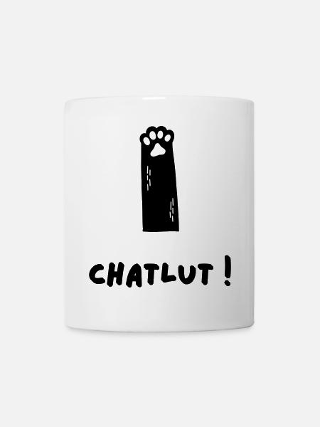 Die Katze, die Chatlut sagt - Tasse - Weiß