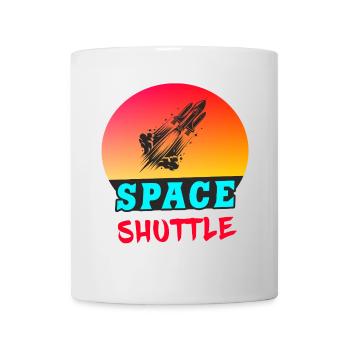 Space Shuttle Sunset Design - Mug - white - Front