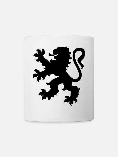 Löwe - Tasse - Weiß