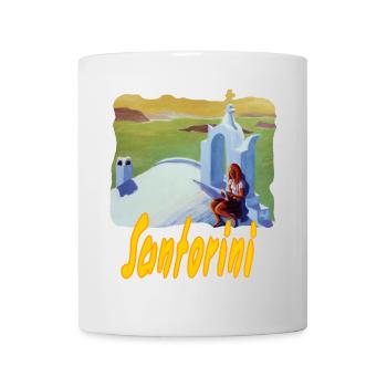 Santorini - Tasse - Weiß - Vorne